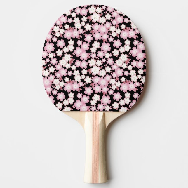 Cherry Blossom -Japanese Sakura- Ping Pong Paddle (Front)