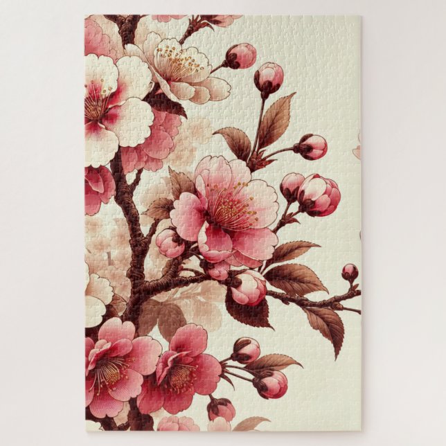 Cherry Blossom Jigsaw Puzzle (Vertical)