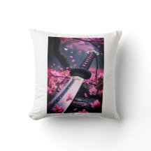 Cherry Blossom Katana in the Rain - Japanese Samur