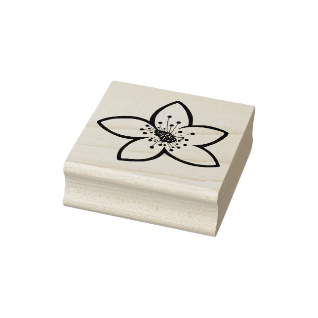 Cherry Blossom KiniArt Rubber Stamp (Stamp)