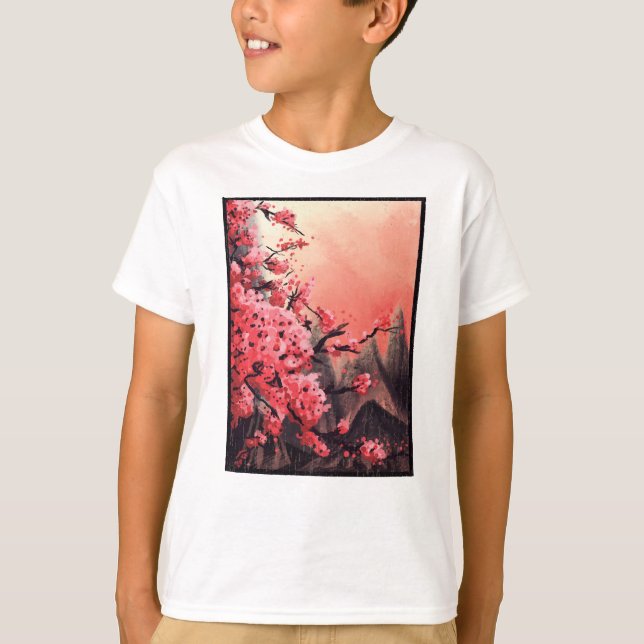 Cherry blossom landscape T-Shirt (Front)
