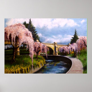 CHERRY BLOSSOM LANE, NJ. POSTER