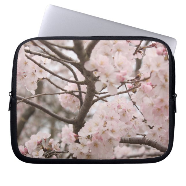 Cherry Blossom Laptop Sleeve (Front)