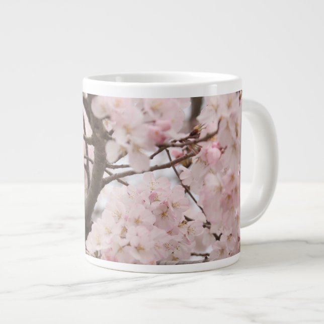Cherry Blossom Large Coffee Mug (Front Right)