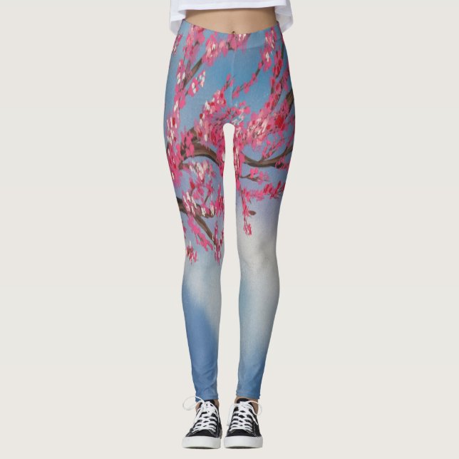 Cherry Blossom   Leggings (Front)