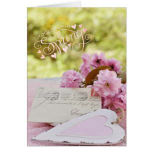 Cherry Blossom Loveletter Spring Text