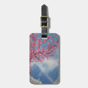 Cherry Blossom Luggage Tag