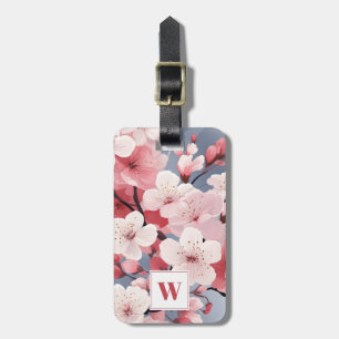 Cherry Blossom Luggage Tag