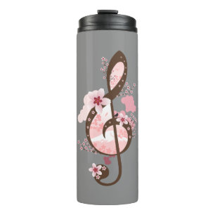 Cherry Blossom Music Thermal Tumbler