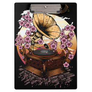 Cherry Blossom Musical Clipboard