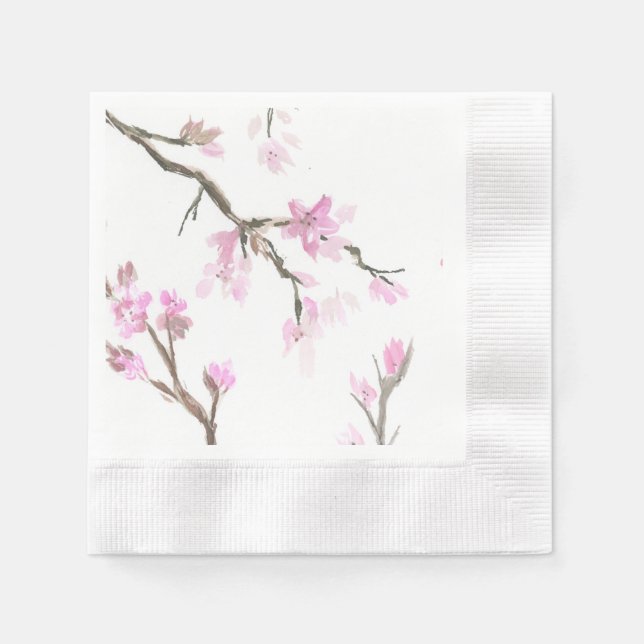 Cherry Blossom Napkins (Front)