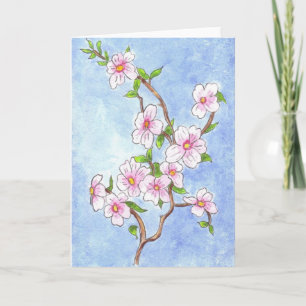 Cherry Blossom Note Card