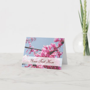 Cherry Blossom Note Card (Customisable)