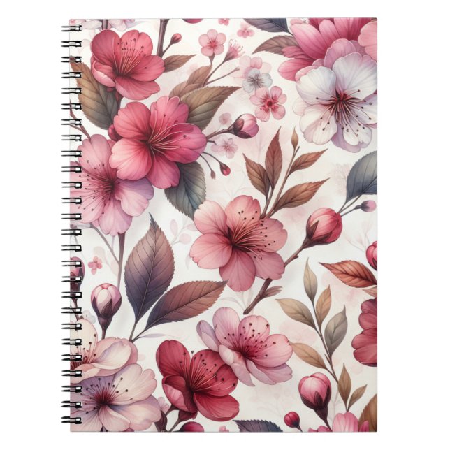 Cherry Blossom Notebook (Front)