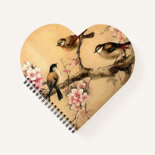 Cherry blossom painting notebook