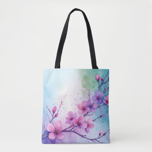 Cherry Blossom Paradise Tote Bag (Front)