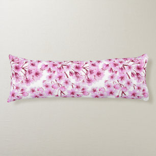 Cherry blossom pattern body cushion