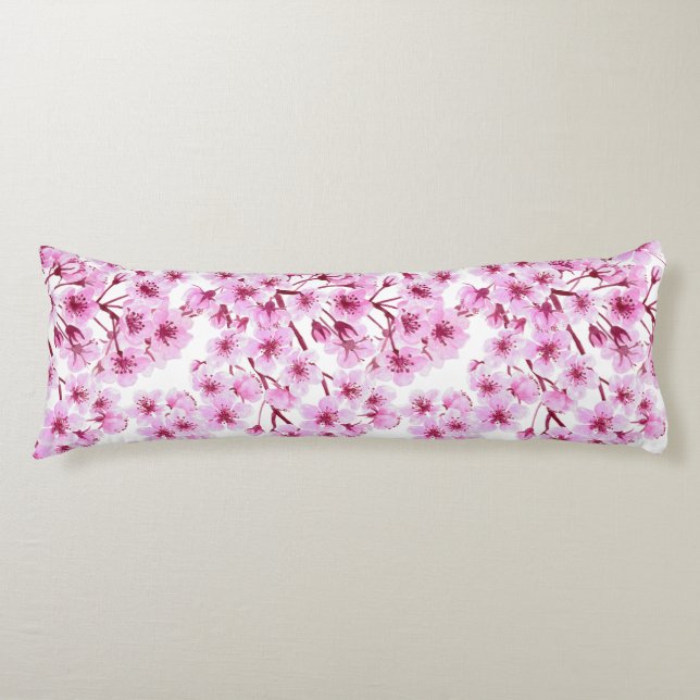 Cherry blossom pattern body cushion (Front)