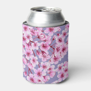 Cherry blossom pattern can cooler
