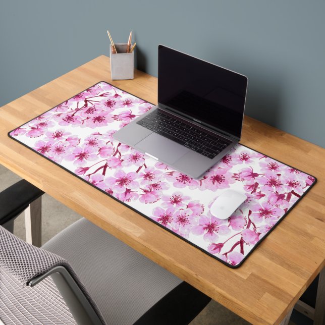 Cherry blossom pattern desk mat (Office 2)