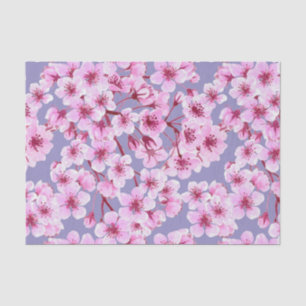 Cherry blossom pattern tissue paper