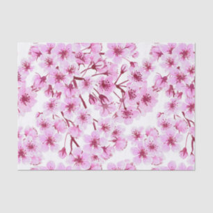 Cherry blossom pattern tissue paper