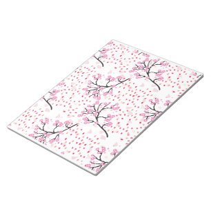Cherry Blossom Patterned Notepad