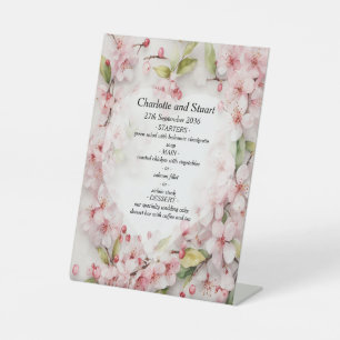 Cherry Blossom Pedestal Sign