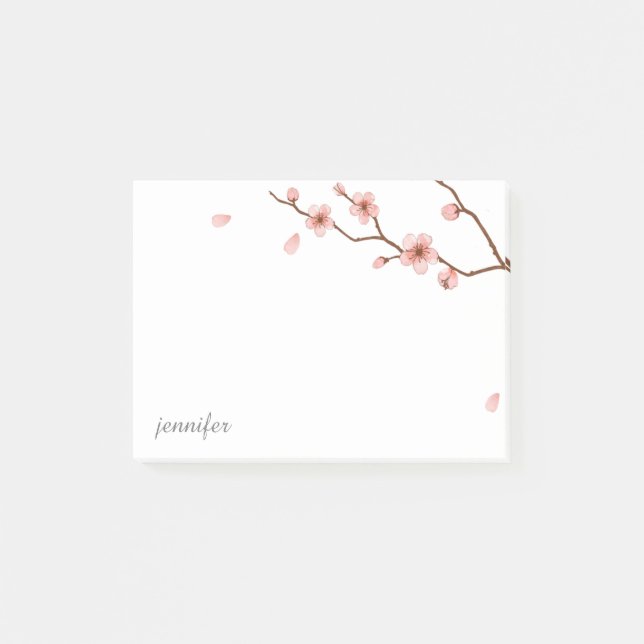 Cherry Blossom Personalise Post-it® Notes (Front)