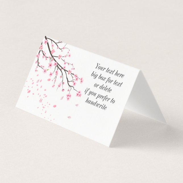 Cherry Blossom petals trailing (Front)