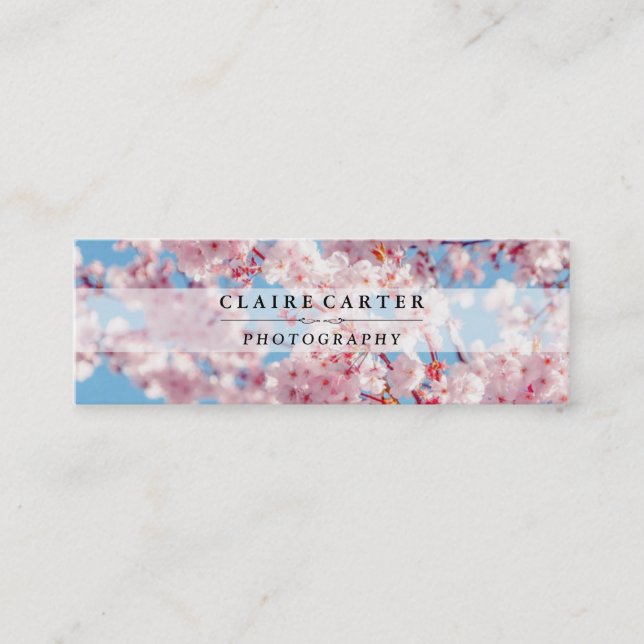 Cherry Blossom | Photographer Mini Business Card (Front)