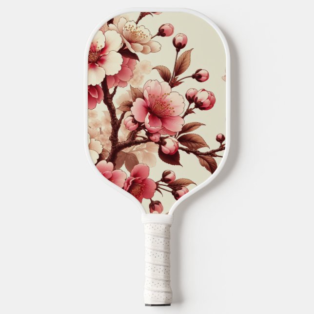 Cherry Blossom Pickleball Paddle (Front)
