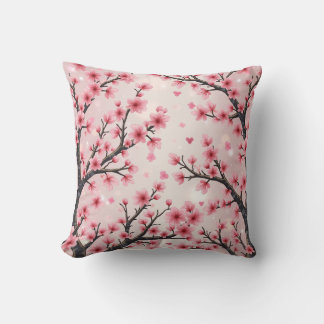 cherry blossom pillow cushion