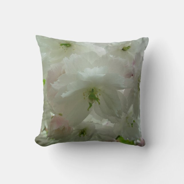Cherry Blossom Pillows Spring Flowers Pillows (Front)