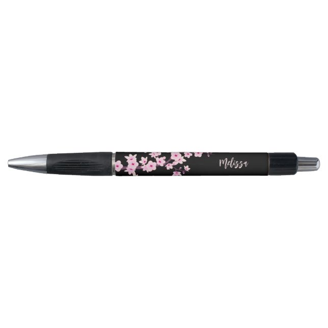 Cherry Blossom Pink Black Monogram (Front)