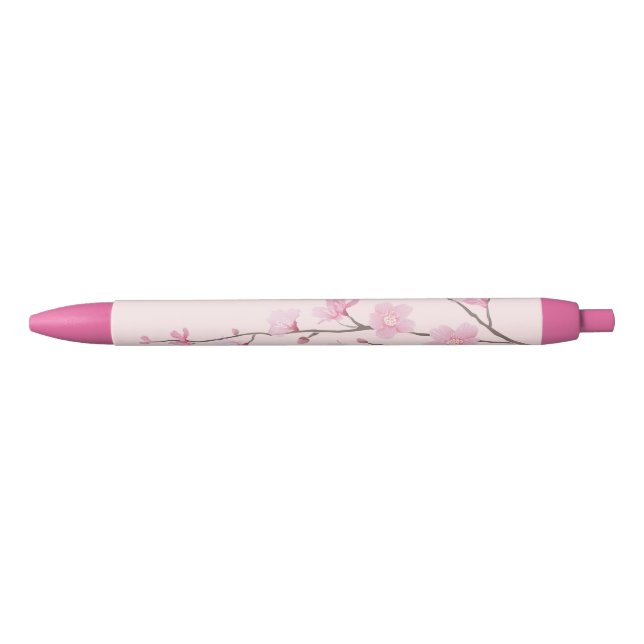 Cherry Blossom - Pink Blue Ink Pen (Front)
