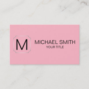 Cherry blossom pink colour background business card