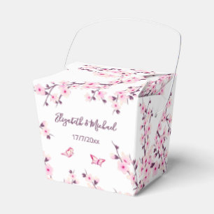 Cherry Blossom Pink   Custom Wedding Favour Box