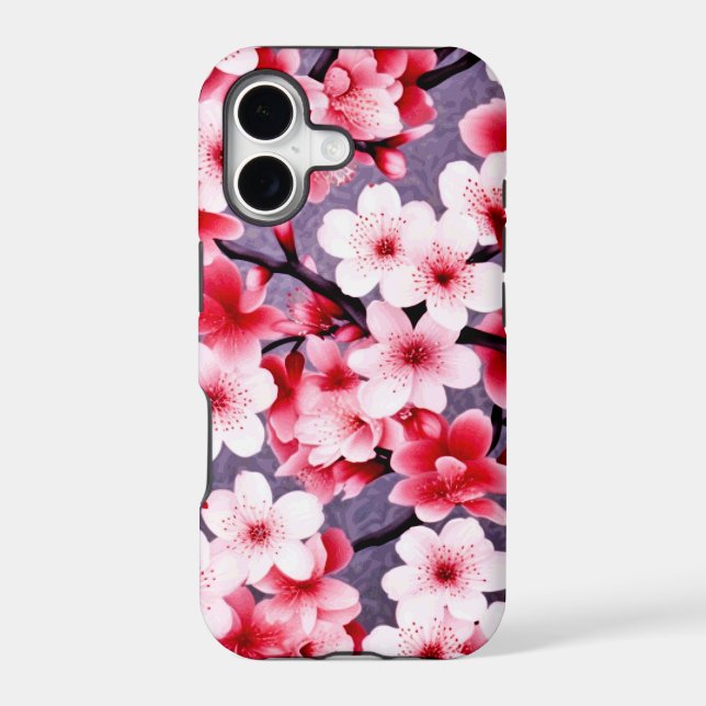 cherry blossom pink floral pattern (Back)
