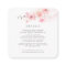 Cherry Blossom Pink Floral Wedding Guest Details