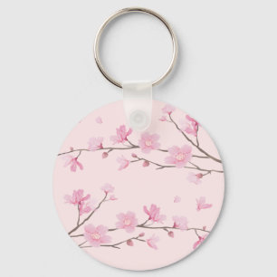 Cherry Blossom - Pink Key Ring
