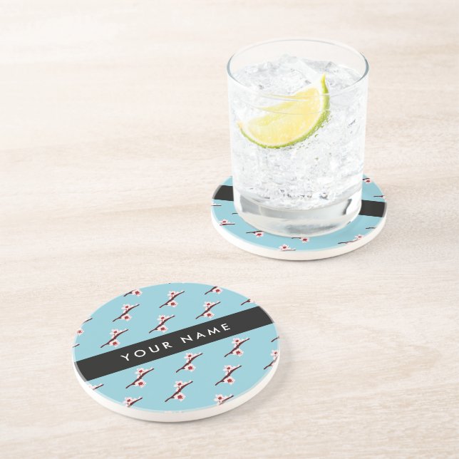 Cherry Blossom, Pink Sakura, Your Name Coaster (Side)