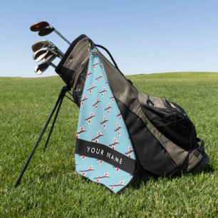 Cherry Blossom, Pink Sakura, Your Name Golf Towel
