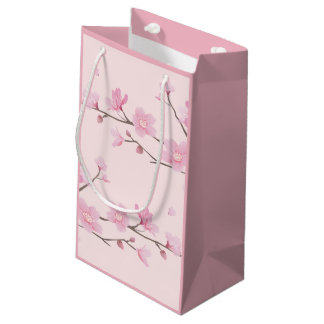 Cherry Blossom - Pink Small Gift Bag
