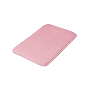Cherry Blossom Pink Solid Colour Bath Mat