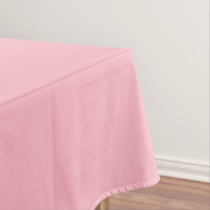 Cherry Blossom Pink Solid Colour   Classic Elegant Tablecloth