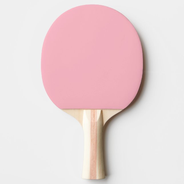 Cherry Blossom Pink Solid Colour Ping Pong Paddle (Front)