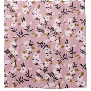 Cherry Blossom Pink: Tender Spring Shower Curtain