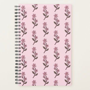 Cherry Blossom Planner - Pink Pattern
