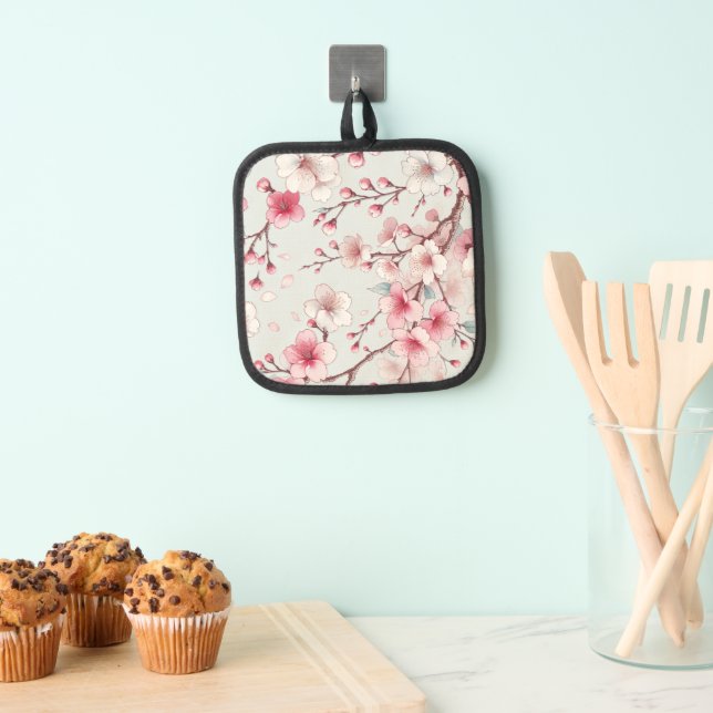 Cherry Blossom Pot Holder (Insitu(Hanging))
